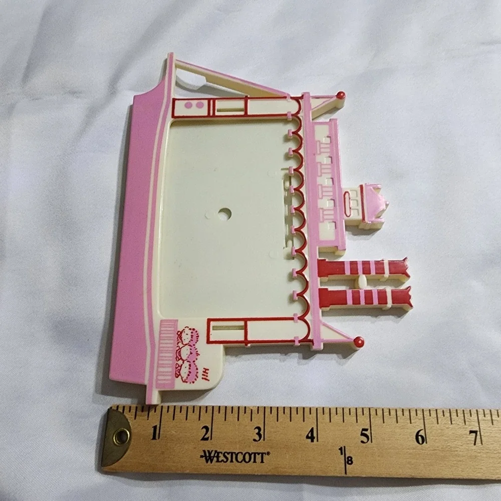 Vintage Pink Steamboat Riverboat Plastic Picture Frame Kawaii Retro Decor